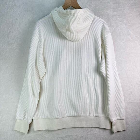 David Dobrick Unisex Thermal CLICKBAIT Hoodie Cream Pullover Kangaroo Pocket Med - Picture 8 of 11